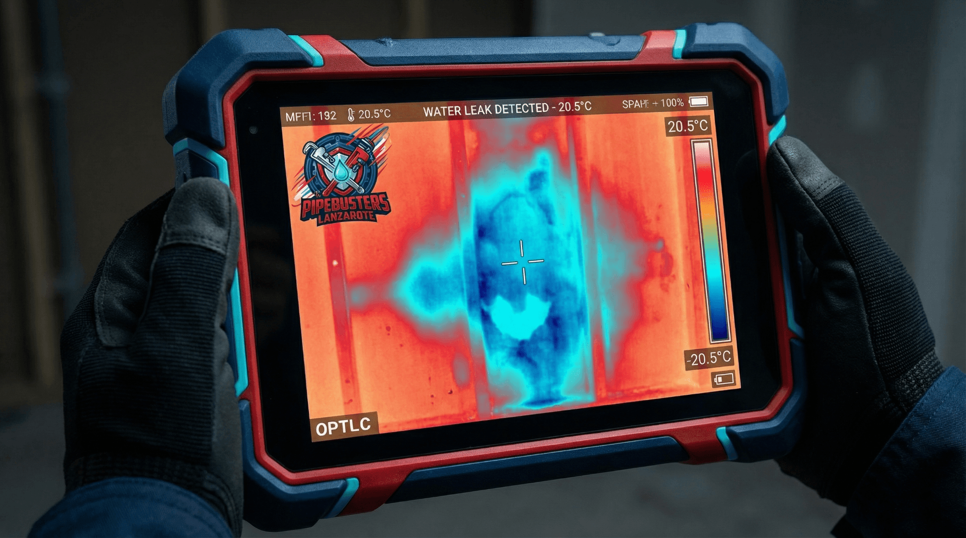 Thermal imaging leak detection Lanzarote